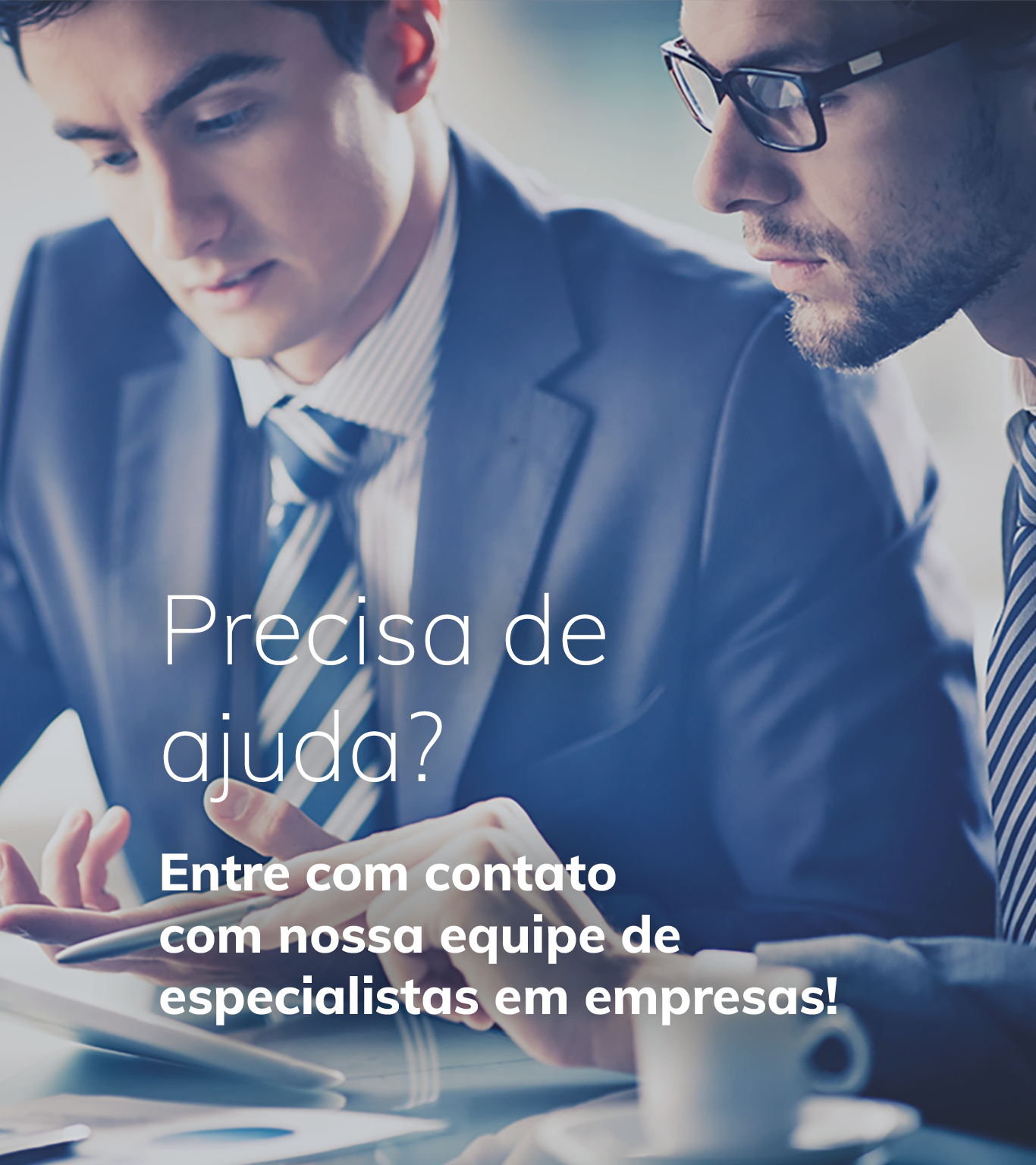 Entre em contato com nossa equipe